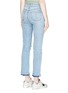 Back View - Click To Enlarge - RAG & BONE - '10 Inch Stove Pipe' cropped skinny jeans