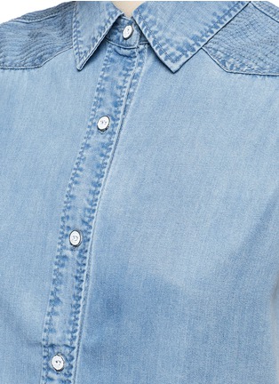 Detail View - Click To Enlarge - RAG & BONE - 'Mojave' sleeveless denim shirt
