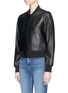 Front View - Click To Enlarge - RAG & BONE - 'Cooper' lambskin leather jacket