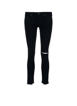 Main View - Click To Enlarge - RAG & BONE - 'Capri' cropped ripped skinny jeans