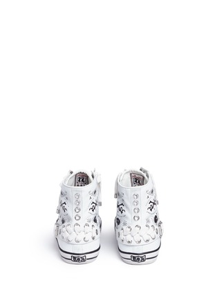 Back View - Click To Enlarge - ASH - 'Vampire' icon print zip high top leather sneakers