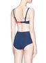 Back View - Click To Enlarge - FLAGPOLE SWIM - 'Electra' colourblocked bandeau top