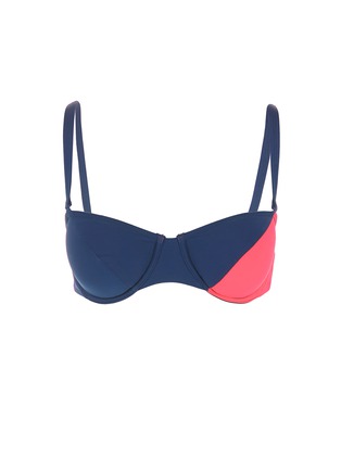 Main View - Click To Enlarge - FLAGPOLE SWIM - 'Electra' colourblocked bandeau top