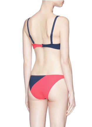 Back View - Click To Enlarge - FLAGPOLE SWIM - 'Electra' colourblocked bikini bottoms