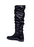 Detail View - Click To Enlarge - STUART WEITZMAN - 'Flats Crunchy' slouchy leather knee high boots