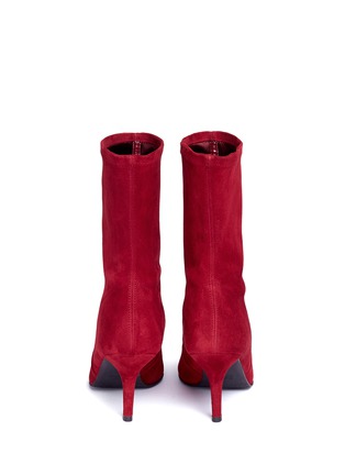 Back View - Click To Enlarge - STUART WEITZMAN - 'Cling' stretch suede ankle boots