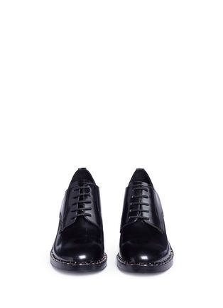 Front View - Click To Enlarge - ASH - 'Xenos' pyramid stud leather Derbies