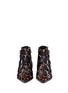 Front View - Click To Enlarge - ASH - 'Blast' leopard print ponyhair ankle boots