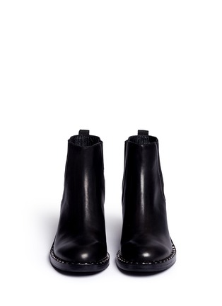 Front View - Click To Enlarge - ASH - 'Xox' stud welt leather Chelsea boots
