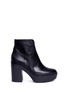 Main View - Click To Enlarge - ASH - 'Dakota' leather platform ankle boots
