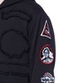 Detail View - Click To Enlarge - HACULLA - Assorted patch distressed zip hoodie