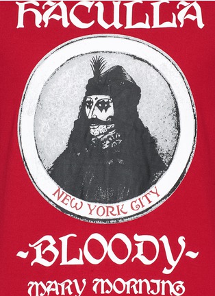 Detail View - Click To Enlarge - HACULLA - 'Bloody Mary' print T-shirt