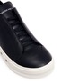 Detail View - Click To Enlarge - ALEXANDER MCQUEEN - Hobnail leather sneakers