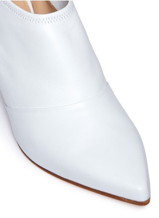 Detail View - Click To Enlarge - GABRIELA HEARST - 'Catt' stone inset heel leather booties