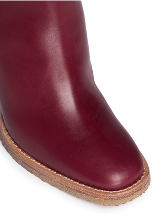 Detail View - Click To Enlarge - GABRIELA HEARST - 'Marlene' streak effect heel leather knee high boots