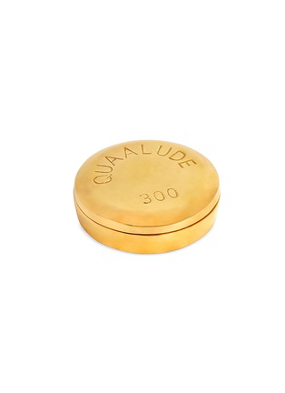 Main View - Click To Enlarge - JONATHAN ADLER - Quaalude brass pill box