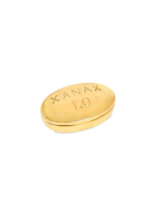 Main View - Click To Enlarge - JONATHAN ADLER - Xanax brass pill box