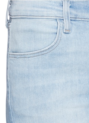 Detail View - Click To Enlarge - J BRAND - 'Maria' ripped high rise skinny denim pants