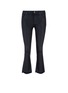 Main View - Click To Enlarge - J BRAND - 'Selena' coated raw cropped flared jeans