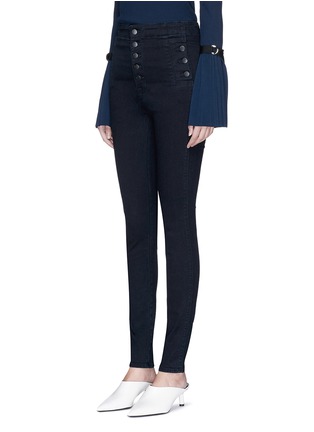 Front View - Click To Enlarge - J BRAND - 'Natasha' high rise skinny denim pants