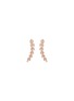 Main View - Click To Enlarge - LC COLLECTION JEWELLERY - 'Lucky Charm' diamond 18k rose gold earrings