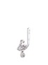 LC COLLECTION JEWELLERY - 'Art Deco' diamond 18k white gold earring jackets