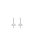 Main View - Click To Enlarge - LC COLLECTION JEWELLERY - 'Art Deco' diamond 18k white gold earring jackets