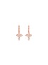 Main View - Click To Enlarge - LC COLLECTION JEWELLERY - 'Art Deco' diamond 18k rose gold earring jackets