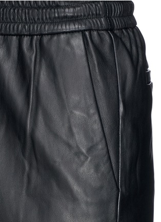 Detail View - Click To Enlarge - J BRAND - 'Amari' cropped lambskin leather pants