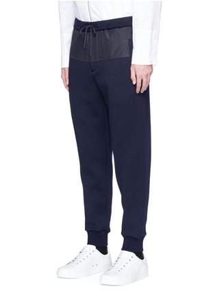 Front View - Click To Enlarge - MARNI - Woven panel jogging pants
