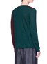 Back View - Click To Enlarge - MARNI - Colourblock wool sweater