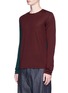 Front View - Click To Enlarge - MARNI - Colourblock wool sweater