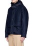 Front View - Click To Enlarge - MARNI - Quilted hood wool blend melton jacket
