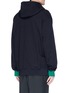 Back View - Click To Enlarge - MARNI - Contrast cuff hooded jacket