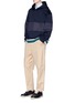 Figure View - Click To Enlarge - MARNI - Woven panel hoodie