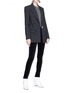 Figure View - Click To Enlarge - J BRAND - 'Maria' high rise skinny velvet pants