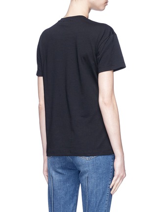 Back View - Click To Enlarge - SONIA RYKIEL - Logo collage print T-shirt