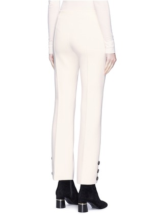 Back View - Click To Enlarge - SONIA RYKIEL - Mock button cuff dense knit pants