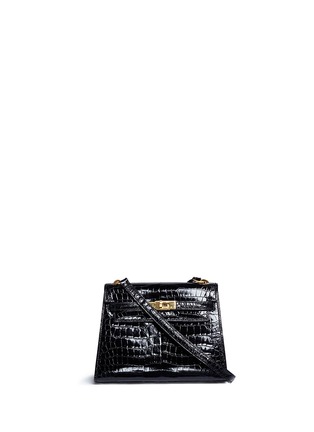 Main View - Click To Enlarge - MAIA - Kelly 20cm crocodile leather bag