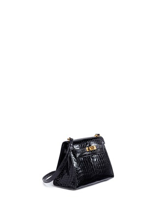 Figure View - Click To Enlarge - MAIA - Kelly 20cm crocodile leather bag