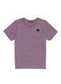Main View - Click To Enlarge - ACNE STUDIOS - 'Mini Napa Face' stripe kids T-shirt