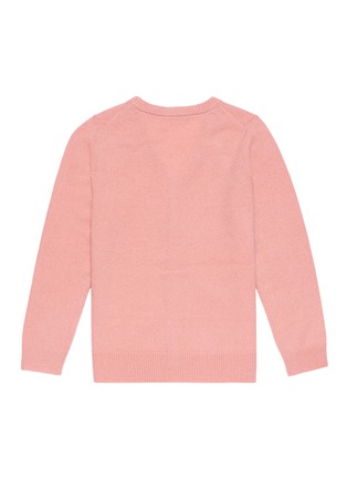 Figure View - Click To Enlarge - ACNE STUDIOS - 'Mini Neve F' face patch wool kids cardigan