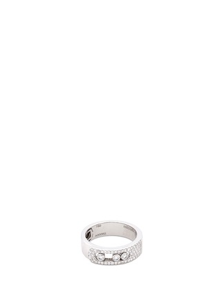 Main View - Click To Enlarge - MESSIKA - 'Move Noa' diamond 18k white gold ring