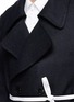 Detail View - Click To Enlarge - DRIES VAN NOTEN - 'Raphael' sash tie wool coat
