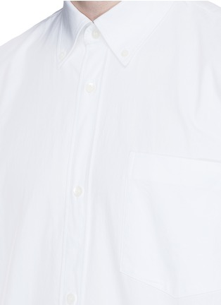 Detail View - Click To Enlarge - DRIES VAN NOTEN - 'Cliff' oversized Oxford shirt