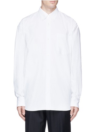 Main View - Click To Enlarge - DRIES VAN NOTEN - 'Cliff' oversized Oxford shirt