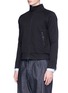 Detail View - Click To Enlarge - DRIES VAN NOTEN - 'Hakeem' zip sleeve cropped track jacket