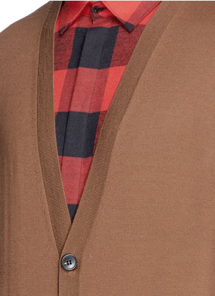 Detail View - Click To Enlarge - DRIES VAN NOTEN - 'Tilden' wool cardigan