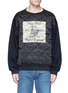 Main View - Click To Enlarge - DRIES VAN NOTEN - 'Hexton' print quilted satin sweatshirt