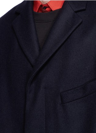 Detail View - Click To Enlarge - DRIES VAN NOTEN - 'Riot' felted wool blend oversized coat